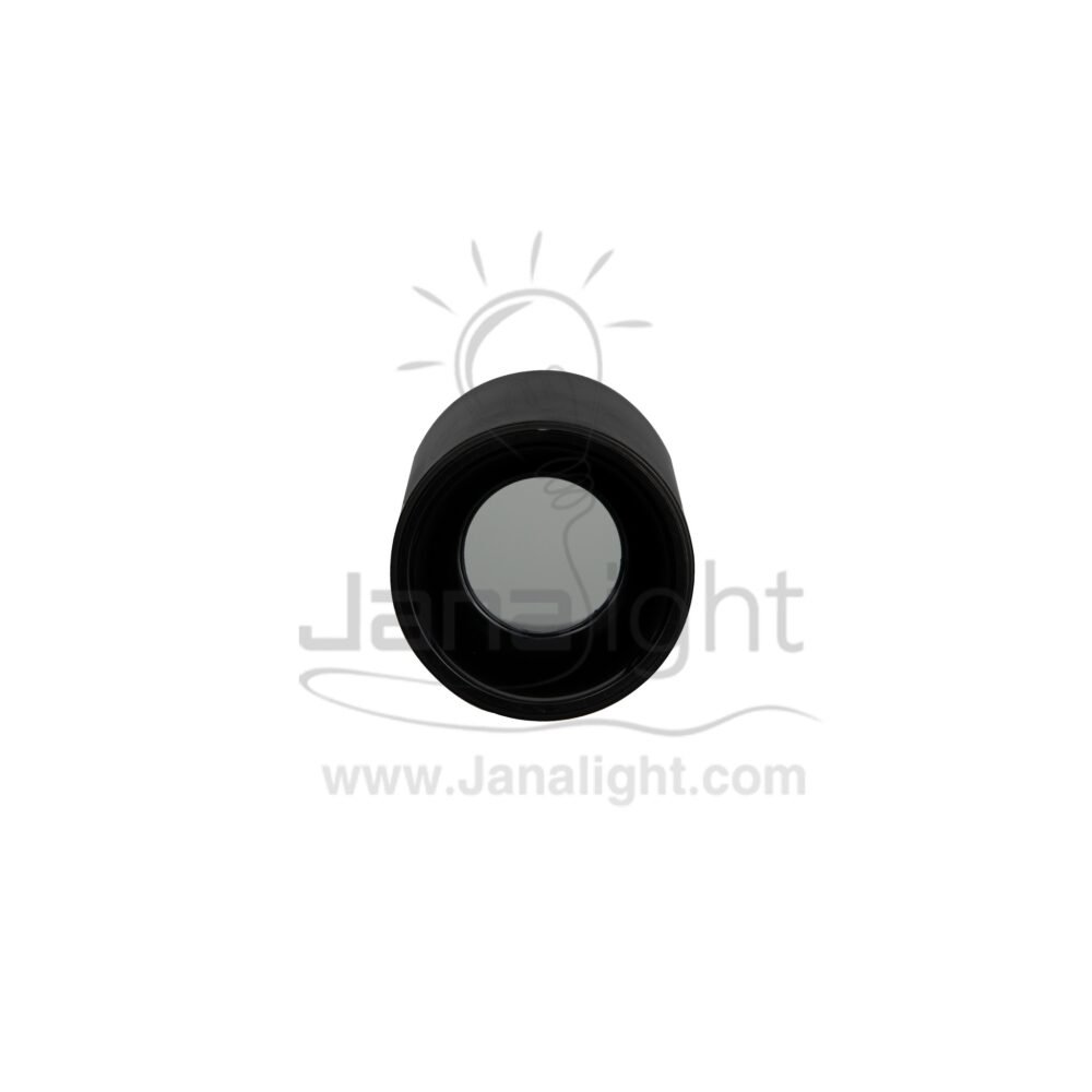 فريم سبوت سلندر فارغ مدور اسود قلب اسود بلاستك cylinder downlight frame plastic black-back